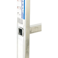 Алюминиевая лестница Алюмет приставная односекционная 1х8 ступеней. Серия Н1 5108