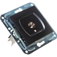 Одноместная телевизионная розетка Volsten V01-14-T11-M Magenta Nero, 10003