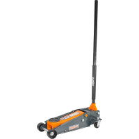 Подкатной двухпоршневой гаражный домкрат Ombra 3 т, 133-485 мм OHT230