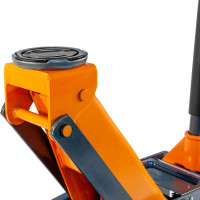 Подкатной двухпоршневой гаражный домкрат Ombra 3 т, 133-485 мм OHT230