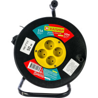 Удлинитель на катушке Калибр 50м 217128 00000034387