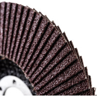 Диск наждачный лепестковый для УШМ (125х22,2 мм; Р80) FIT IT 39554