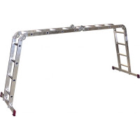 Шарнирная универсальная стремянка-трансформер 4 х 4 Corda Krause 085047