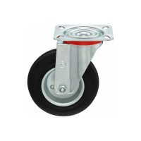 Колесо с вращающейся опорой и пластиной крепления (125 мм; 130 кг) Tellure rota 535103