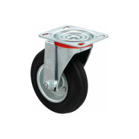 Колесо с вращающейся опорой и пластиной крепления (125 мм; 130 кг) Tellure rota 535103