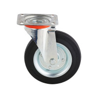 Колесо с вращающейся опорой и пластиной крепления (150 мм; 170 кг) Tellure rota 535111