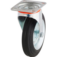 Колесо с вращающейся опорой и пластиной крепления (150 мм; 170 кг) Tellure rota 535111