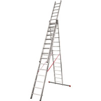 Трехсекционная лестница Новая Высота ПРОФ 3x15 604315