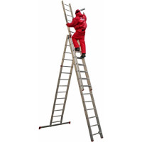 Трехсекционная лестница Новая Высота ПРОФ 3x9 604309