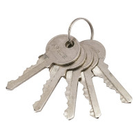 Замки  Навесные APECS PD-01-63 6замков+5ключей 11651