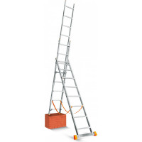 Трехсекционная лестница Эйфель Гранит 3х10