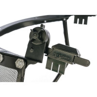 Защитный лицевой щиток с креплением на каске РОСОМЗ  КС/Л СТАЛЬ 04416