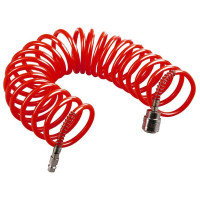 Шланг пневматический (5 м, спиральный, разъем EURO) Quattro Elementi 770-933