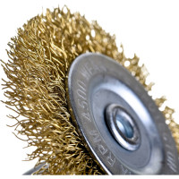 Кордщетка радиальная мягкая (63 мм) для дрели ПРАКТИКА 032-546