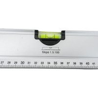 Алюминиевый уровень SANTOOL 800 мм 5 глазков с линейкой 050201-080