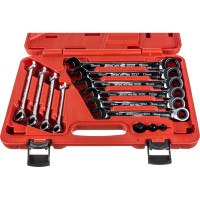 Набор комбинированных трещоточных ключей JTC 8-19 мм 13 предметов 1/10-3028