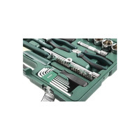 Универсальный набор инструмента, 80 шт, 1/4 и 1/2 DR, SATA 09403