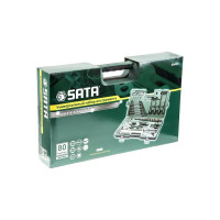 Универсальный набор инструмента, 80 шт, 1/4 и 1/2 DR, SATA 09403