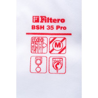 Мешки для пылесоса Bosch, Felisatti, Hitachi, Metabo, Milwaukee, Starmix, Интерскол трехслойные синтетические Filtero BSH 35 Pro 50л 5шт 05627