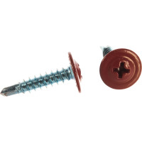 Саморез ПШC КРЕП-КОМП сверло 4,2х19 RAL3011 1000шт пшс193011