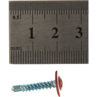 Саморез ПШC КРЕП-КОМП сверло 4,2х19 RAL3011 1000шт пшс193011