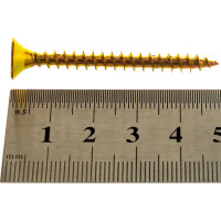 Саморез КРЕП-КОМП желтый цинк POZY 5х50 300шт жд550ф