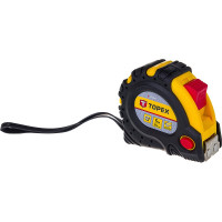Рулетка TOPEX стальная лента 5 м x 25 мм магнит 2 кнопки паузы 27C345