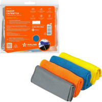 Набор салфеток из микрофибры Airline (рулончики, 4 шт, 30х30 см) AB-V-03