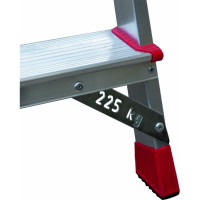 Профессиональная стремянка Новая Высота 7 ступеней, Max нагр. 225 кг, 2К башмаки, 3110107