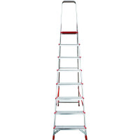 Профессиональная стремянка Новая Высота 8 ступеней, Max нагр. 225 кг, 2К башмаки, 3110108