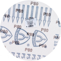 Самозацепляемый шлифовальный круг Klingspor PS18EK 200мм, P80 279716