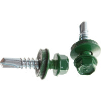 Кровельный саморез Kenner 5,5х25 RAL6002 зелёный 250шт ск55256002ф