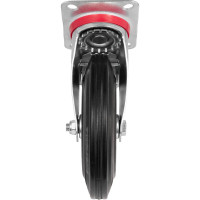 Колесо на поворотной опоре с тормозом (200 мм; 185 кг) Стелла 4003-200