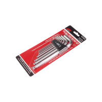 Набор шестигранных ключей с шаром 2.5-10мм 7шт JTC 5352