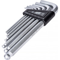 Набор шестигранных ключей с шаром 2.5-10мм 7шт JTC 5352