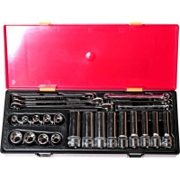 Набор инструментов TORX ключи E6-E24, головки E10-E24 в кейсе 24шт JTC-K4241