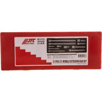 Набор плавающих удлинителей 15град. под ключ 1/4" 3/8" 1/2" в кейсе 11шт JTC-K1112