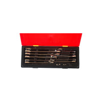 Набор комбинированных трещоточных ключей 8-19мм в кейсе 14шт JTC-K6141