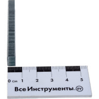 Cкоба каленая (1000 шт; 6x1.2 мм; Тип 140) для мебельного степлера Stelgrit 655006