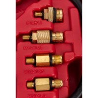 Бензиновый компрессометр 0-20атм, кейс МАСТАК 120-10008C