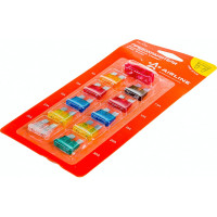 Предохранители "стандарт" Airline в блистере с экстрактором 10 шт. 5-30А AFU-S-03