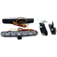 Ходовые огни Вымпел DRL-HP-6 пласт.корп, 6 диод с пов. 5045