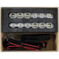 Ходовые огни Вымпел DRL-HP-L6 мет.корп, 6 диод 5047