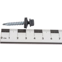 Кровельный саморез Daxmer 4,8x35 RAL 7024 сверло №1, 250 шт 00000303941