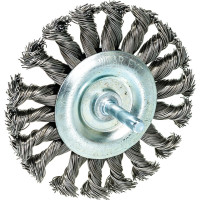 Кордщетка радиальная витая (100 мм) ПРАКТИКА 242-885