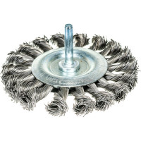 Кордщетка радиальная витая (100 мм) ПРАКТИКА 242-885