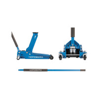 Низкопрофильный подкатной домкрат с резиновой насадкой 4 т NORDBERG быстрый подъем N32035