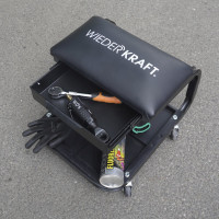 Ремонтный рабочий табурет на колесиках WIEDERKRAFT WDK-86030