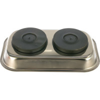 Магнитный прямоугольный лоток WIEDERKRAFT 240x140мм WDK-65139