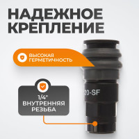 Композитное быстроразъёмное соединение (рапид - 1/4"F) WIEDERKRAFT WDK-820SF